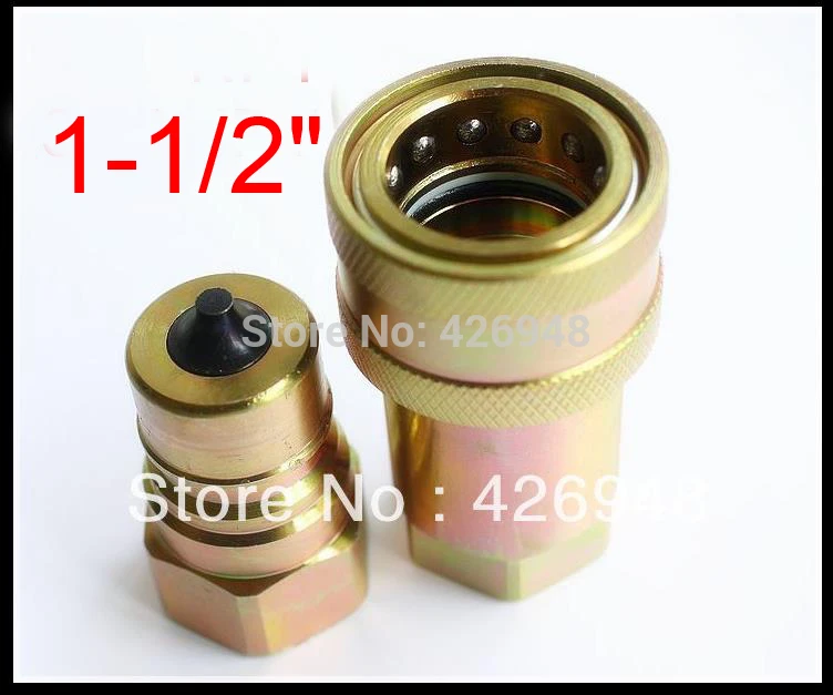 Гидравлическая БЫСТРОРАЗЪЕМНАЯ муфта 1-1/2 'ɱ 5'' BSP ISO7241A 3000PSI совместима с