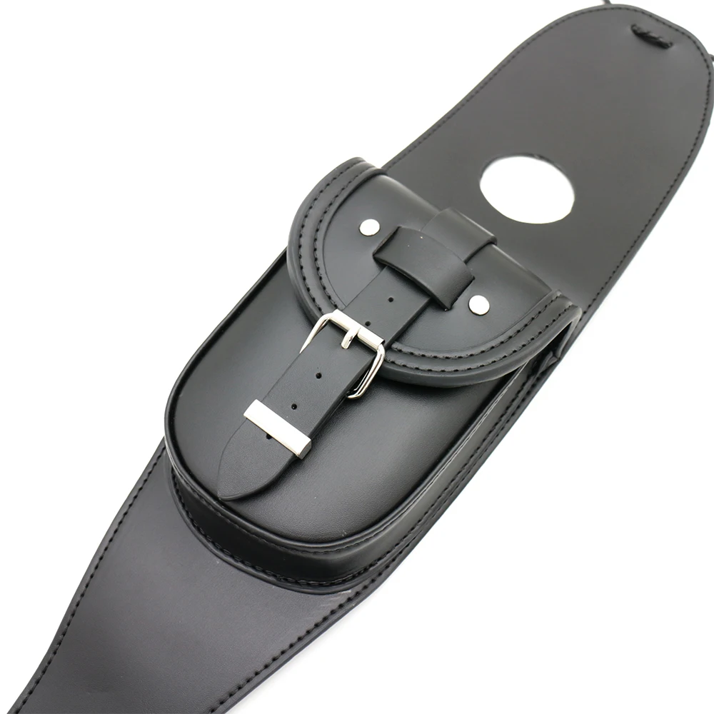 Черная мотоциклетная сумка для бензобака Даш консоль Центральная кожаная Harley