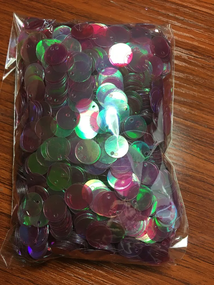 Темно-красный цвет круглые пайетки с отверстиями работы судов Ремесло Материал