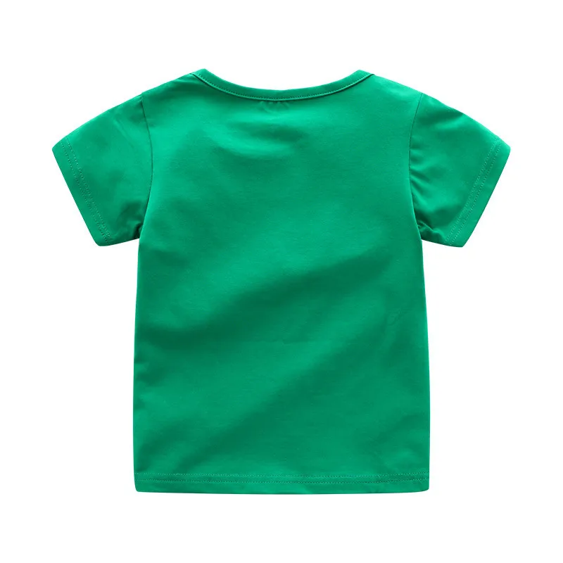 Jumpingbaby/Коллекция года; футболка для девочек; топы с принтом животных; летняя футболка; детская футболка; Koszulka; Жираф; Camiseta Princesas Roupa Menina