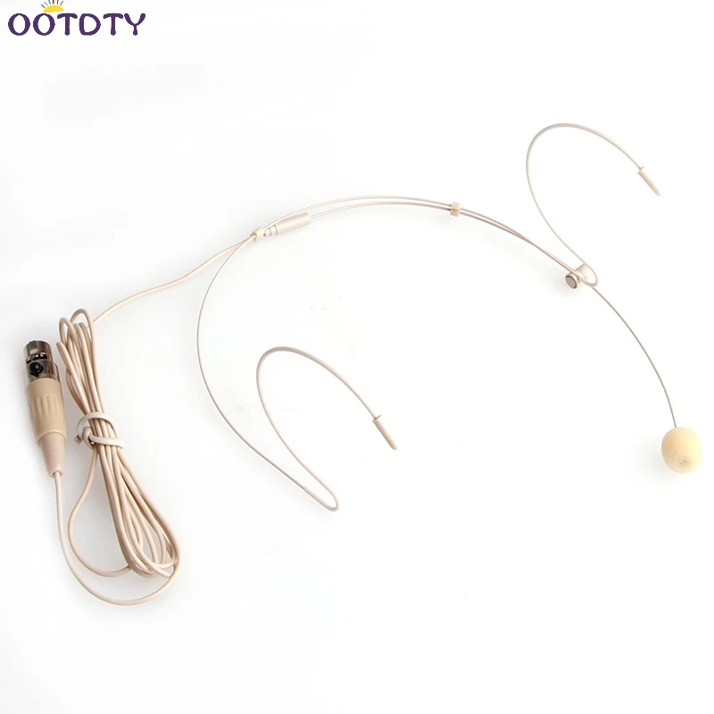 Двойной ушной крючок микрофон головная гарнитура для Shure ALL XLR 3PIN TA3F|Микрофоны| |