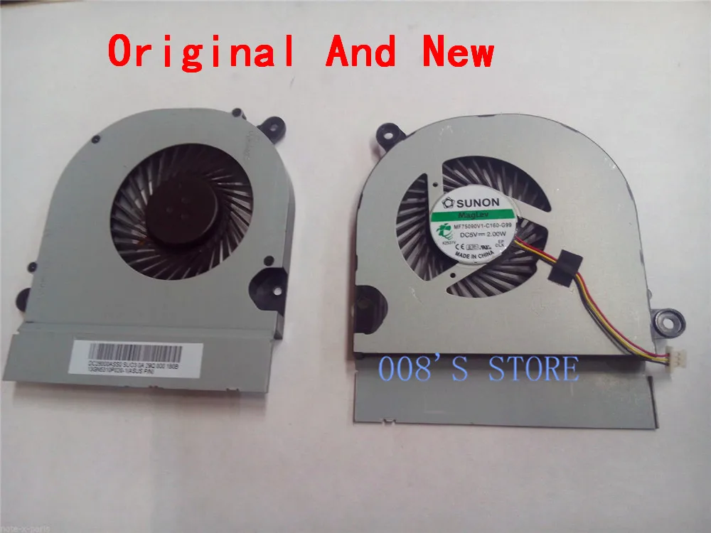 Новый кулер вентилятор для ASUS A45 A45vd A45V A85C A85 A85V K45 K45VM K45VD MF75090V1-C160-G99 толщиной 9 мм