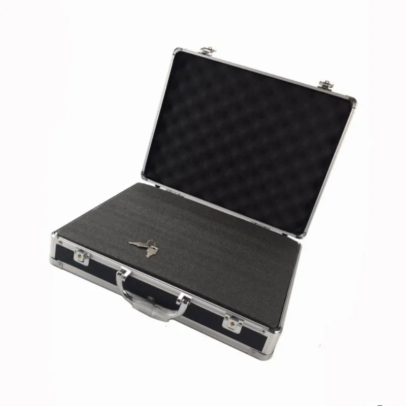 

tool case Multi-function Aluminum Alloy Tool Box Suitcase File box Impact resistant safety Instrument box with foam lining