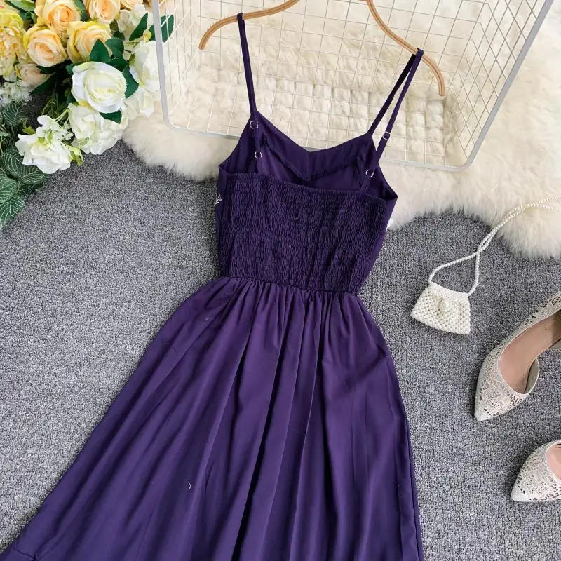 2019 новые модные женские платья приморский праздник вышивка цветок v-образным