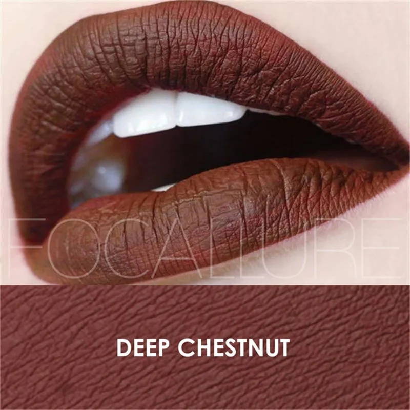 Focallure Matte сексуальный Жидкий блеск для губ матовый Lipsick стойкий Водонепроницаемый Косметический макияж увлажняющий блеск для губ Косметика для макияжа - Цвет: 14