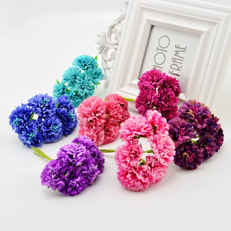 Искусственные цветы для невесты букет свадебного украшения Подарочная коробка