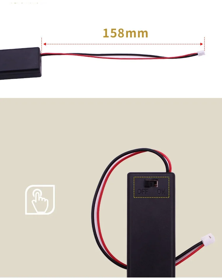 

Switched battery power box for BBC Micro:Bit 2 x AAA