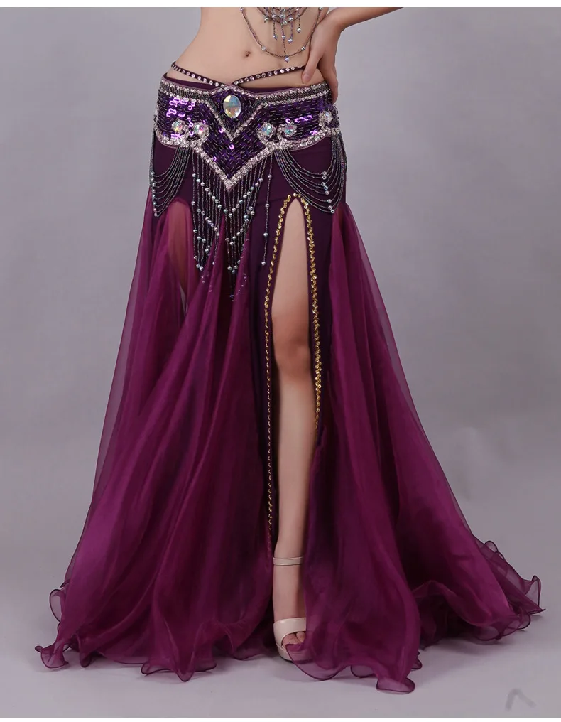 Юбка для танца живота индийская танцевальная Цыганская юбка Для Болливуда белая