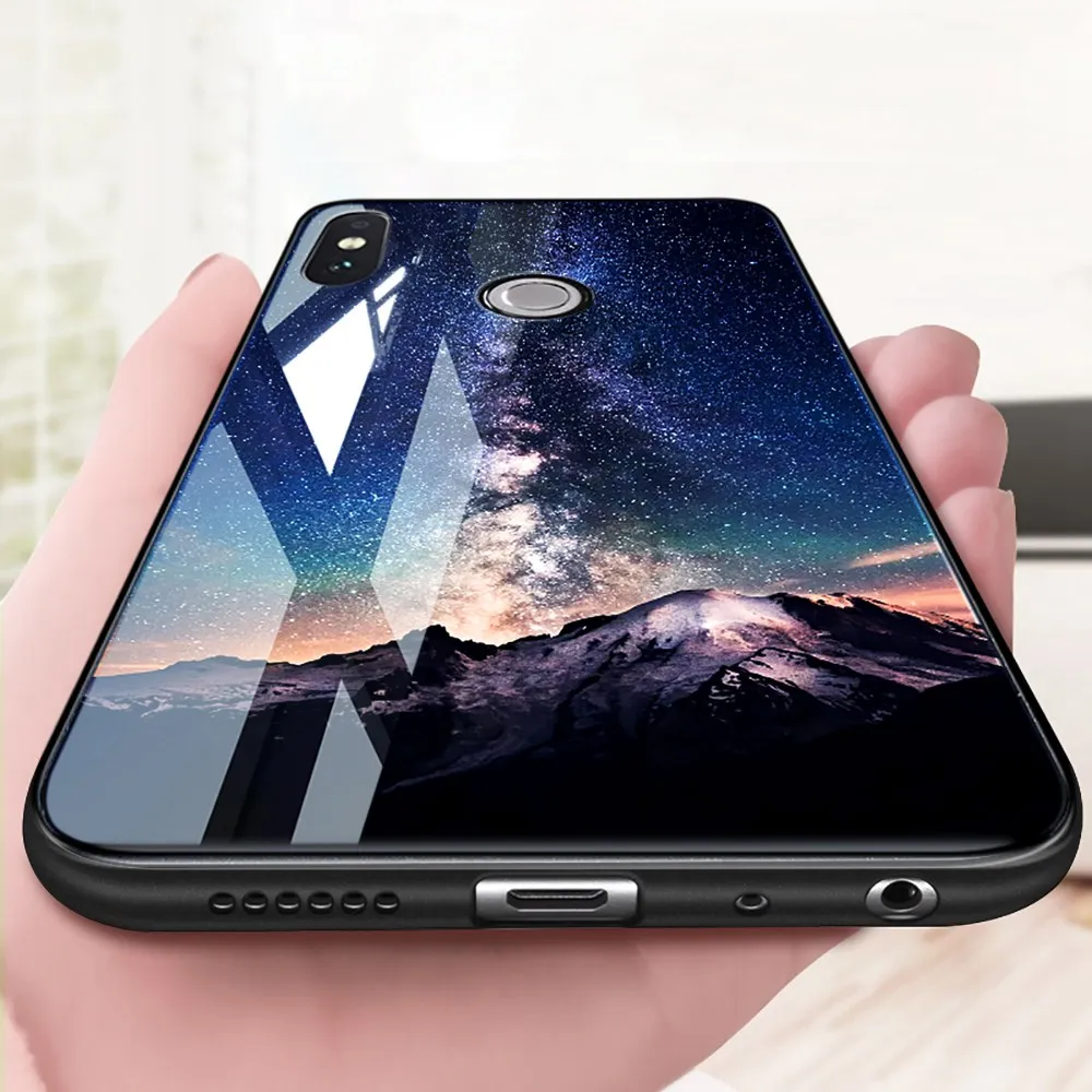 Чехол TOMKAS из закаленного стекла для Xiaomi Redmi Note 5 6 Pro Global 4X Space Case Plus 6A чехлы Mi A1 A2 Lite |