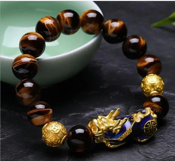 

Песочные золотые ювелирные изделия для мужчин и женщин, натуральный обсидиановый цветной цвет, браслет хорек, бесплатная доставка