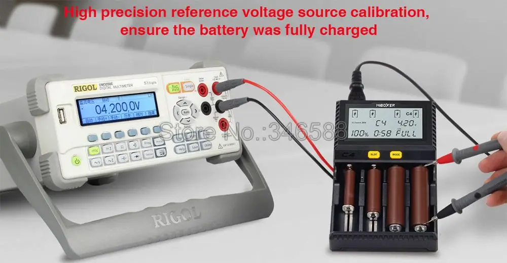 C4 зарядное устройство Miboxer для 10340 10440 AA AAA 14500 18650 26650 зарядное устройство Универсальное зарядное устройство 4 канала