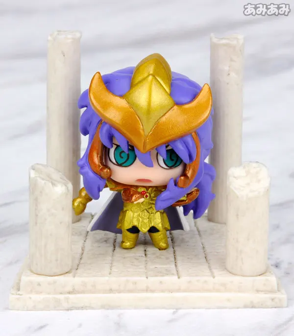Аниме Q версия 7 шт./компл. Saint Seiya Скорпион Рак маска смерти Лео Овен му 6 см ПВХ экшн