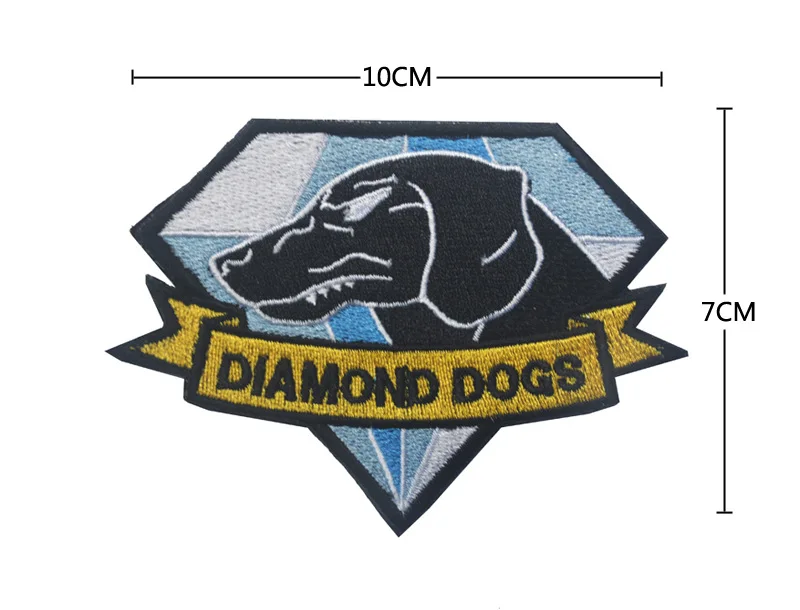 MGS Metal Шестерни твердого металла 5 Diamond Dogs армии вышивальный знак вышитая нашивка