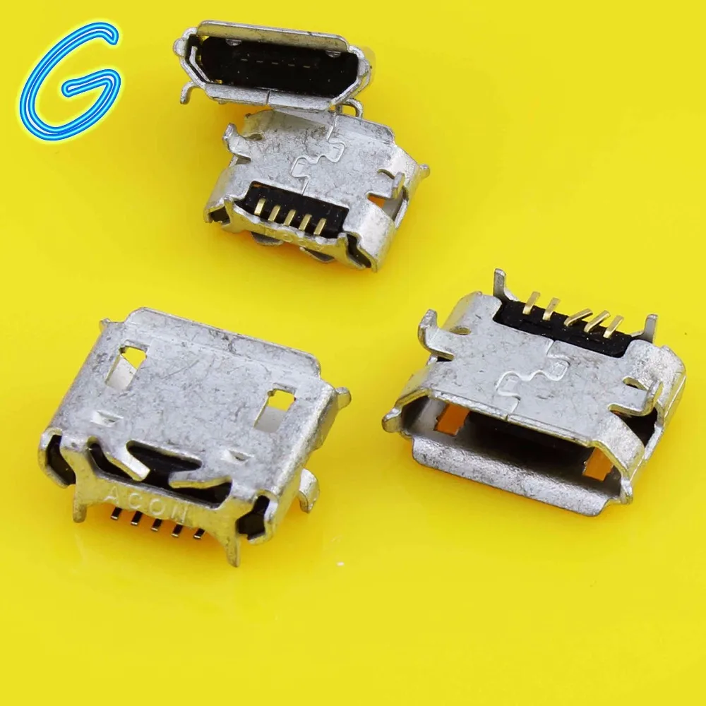 

50X Micro USB Charging For HTC HD2 T8585 G10 Micro USB jack Connector Socket For Asus Transformer FE170CG K012 FONEPAD7 FE170