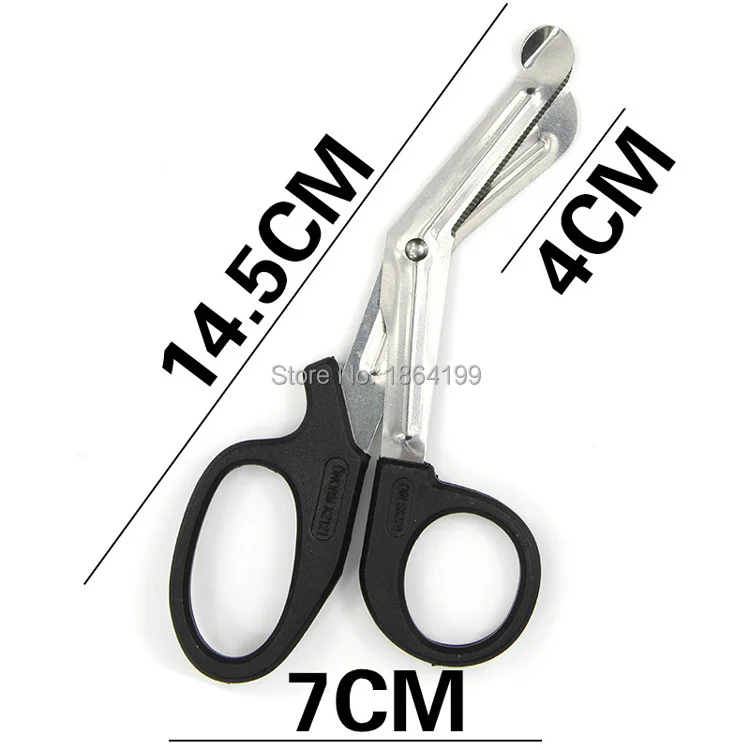 Марлевые бандажные ножницы IFAK из нержавеющей стали 1 шт. кинезиологические для