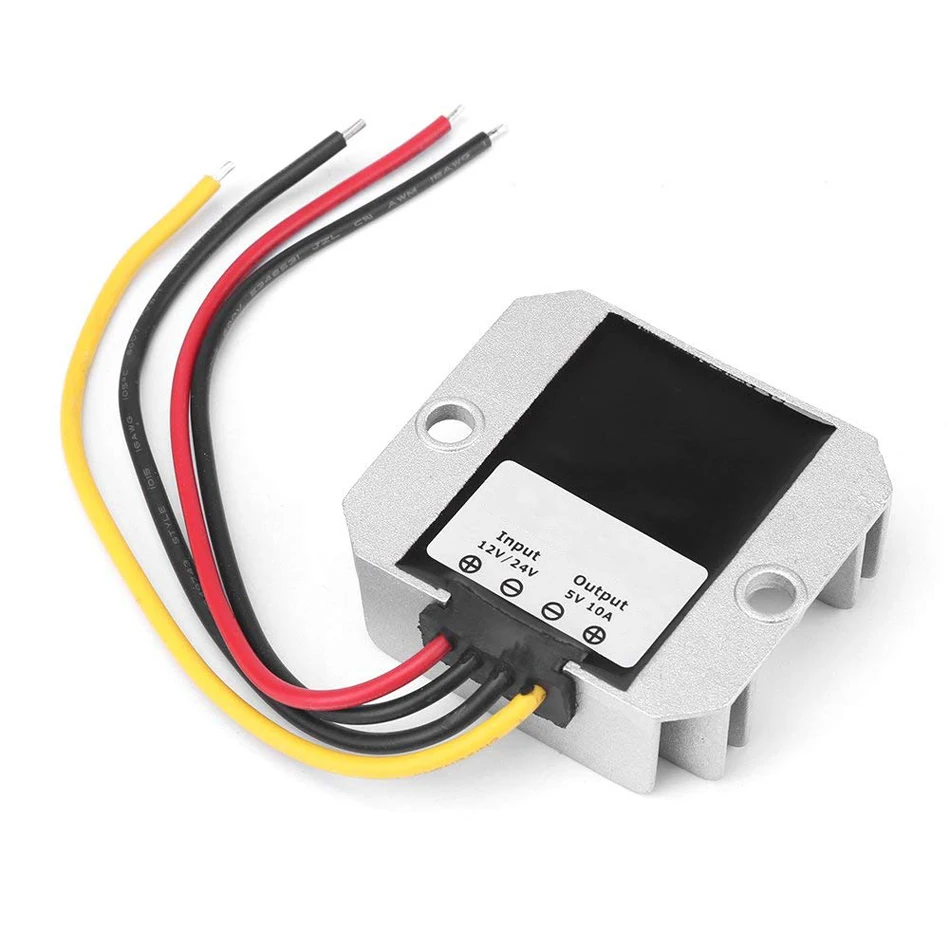 DC12V/24 В до 5 пост 10A 50 Вт автомобиля Напряжение редуктор DC понижающий