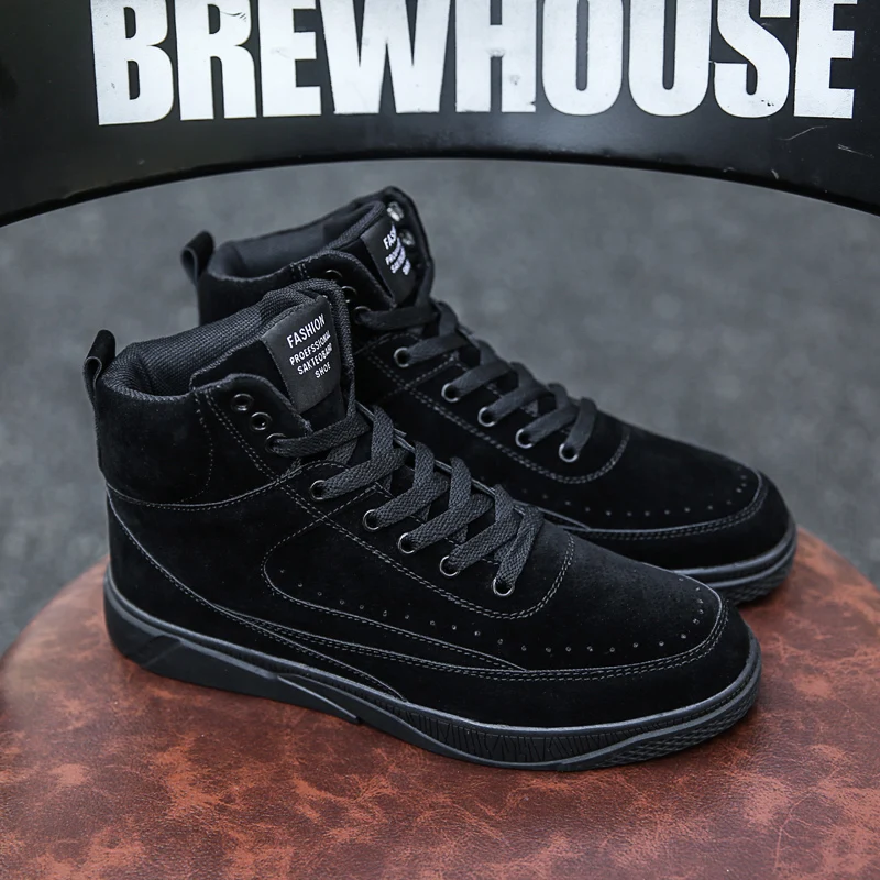 

Men's Casual Shoes Fashion 2018 Breathable Hip Top Male Sneakers Flat Shoes Man Zapatillas Hombre Suede High Quality Footwears