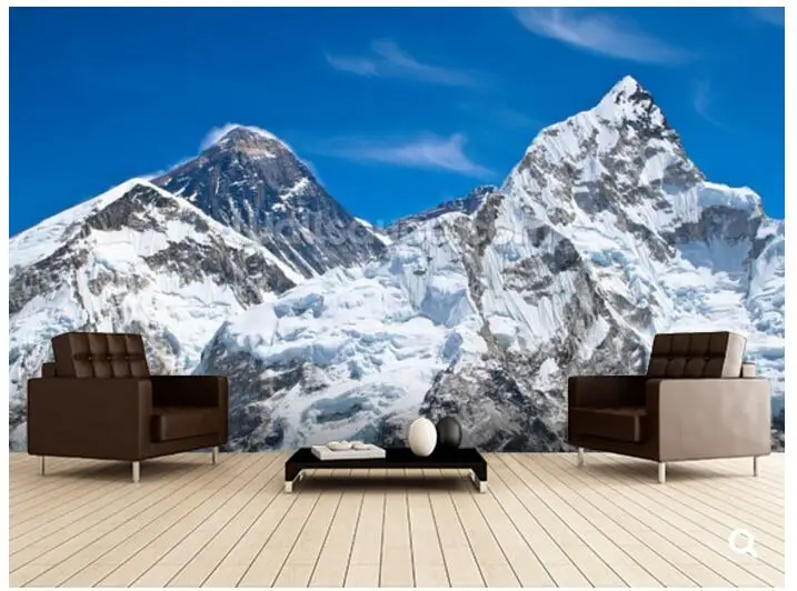 Пользовательские обои с природными пейзажами Эверест и лхотсе горные вершины