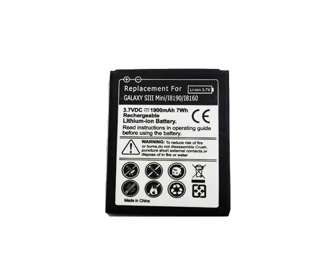 1 сменный аккумулятор 1900 мАч EB425161LU для Galaxy S3 SIII MINI I8190 I8160 I699 S7562 S7562I S9920 J1 Mini J1mini J105H