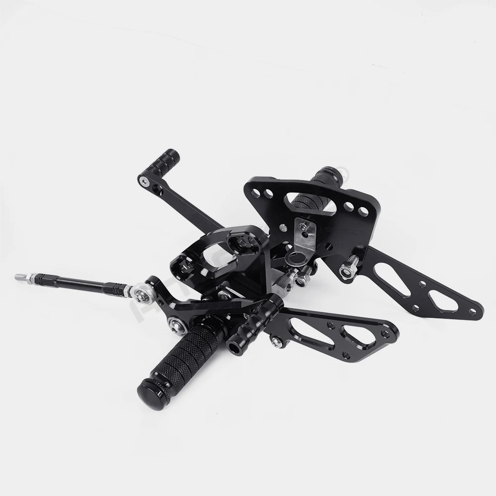 Полный CNC алюминиевый мотоцикл Регулируемый Rearsets задние наборы подножки для KAWASAKI