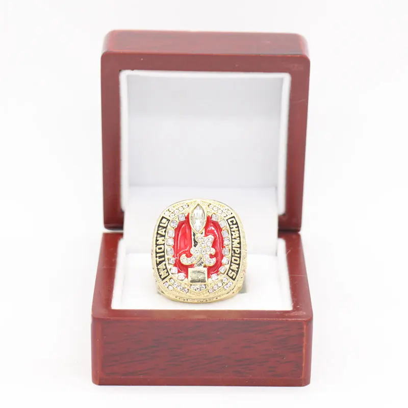 Новые 2017 Alabama Crimson Tide Национальный Колледж Чемпионат кольцо Размеры 8-14 | Украшения