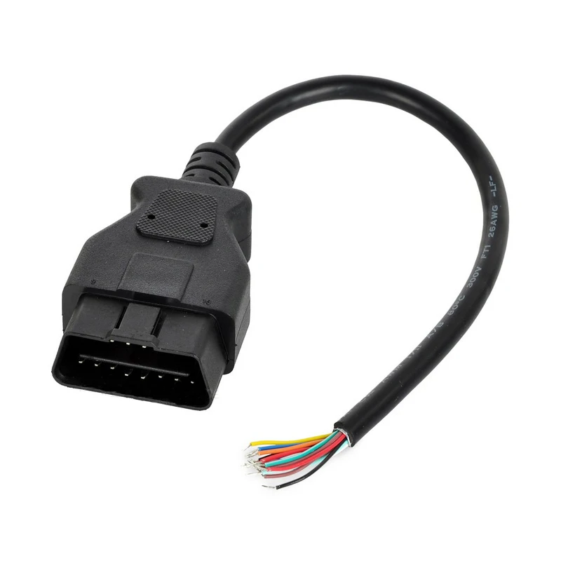 Автомобильный 16 контактный штекер OBD2 диагностический инструмент соединитель