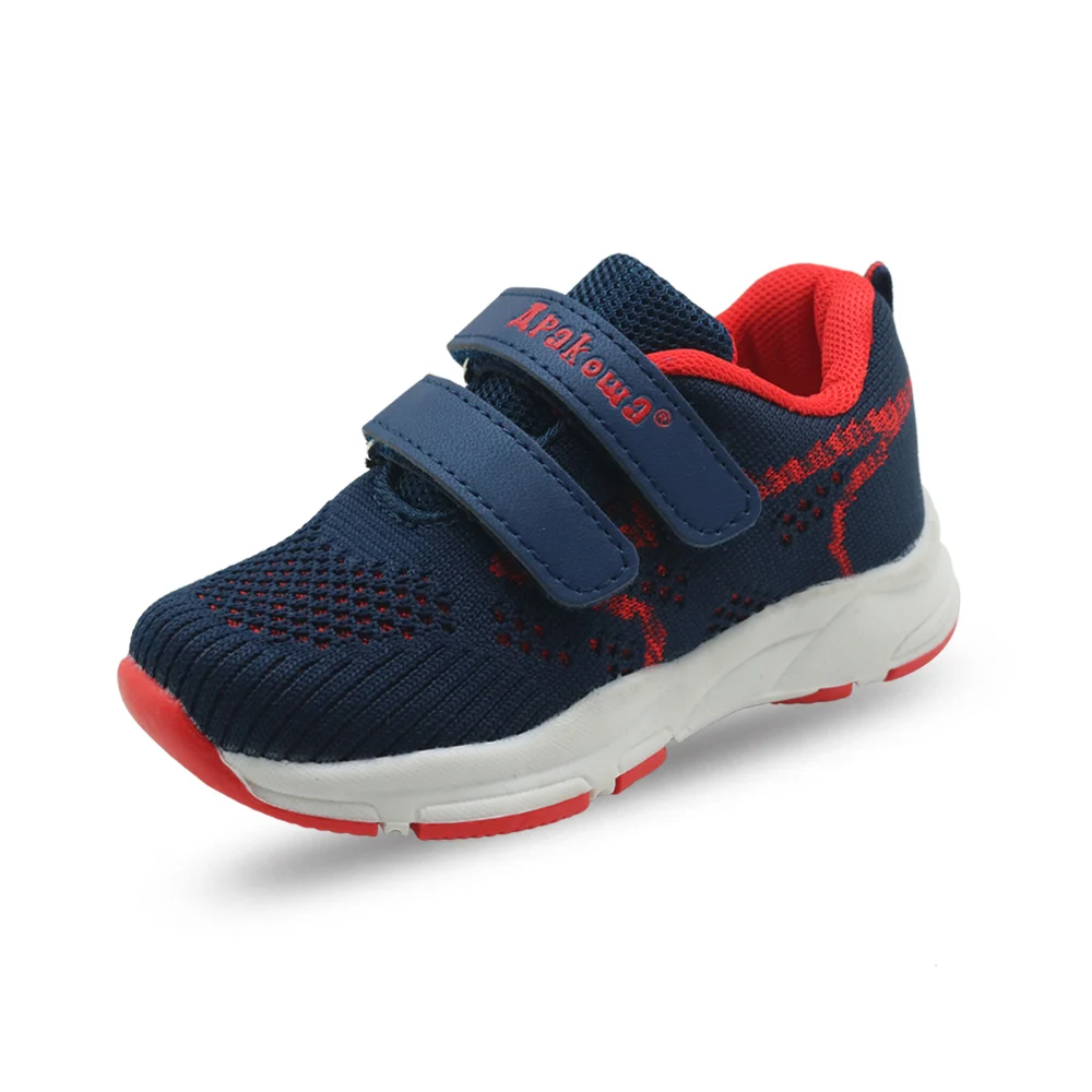 Apakowa Toddler Little Kids Sports Shoes Boy's Mesh Breathable Fashion Sneakers Girl's Hook and Loop Spring Fall Casual | Детская
