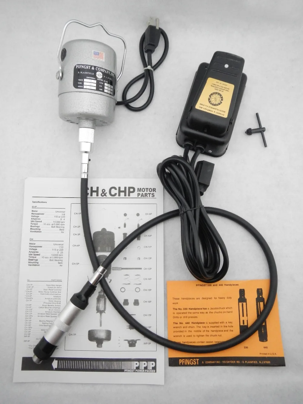 Pfingst Flexshaft машина dremel инструмент висящий полировальный двигатель золото висит