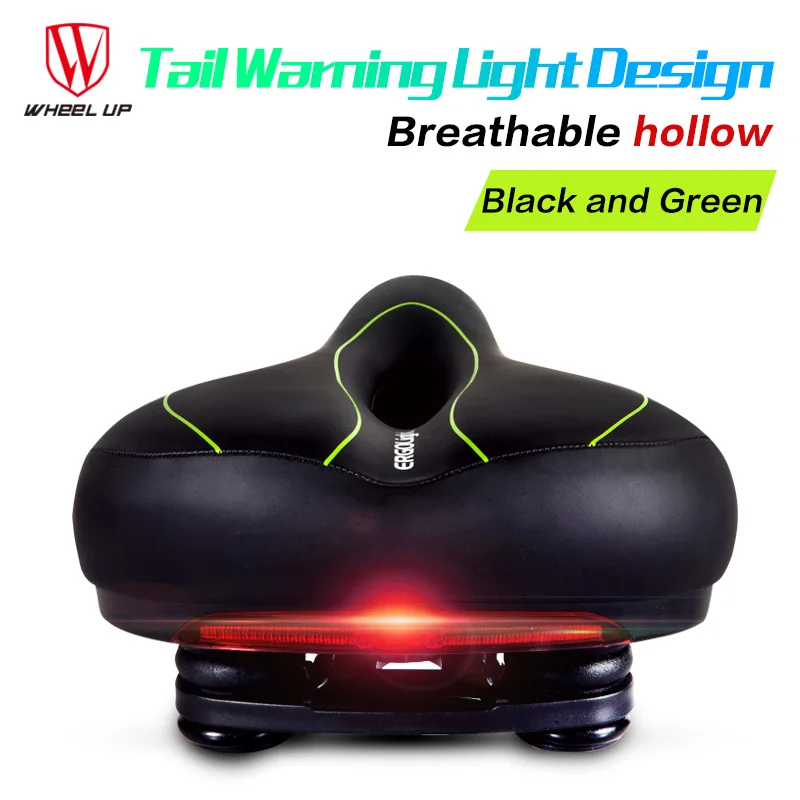 Мягкое велосипедное седло с хвостовой светильник Велосипедное Сиденье MTB