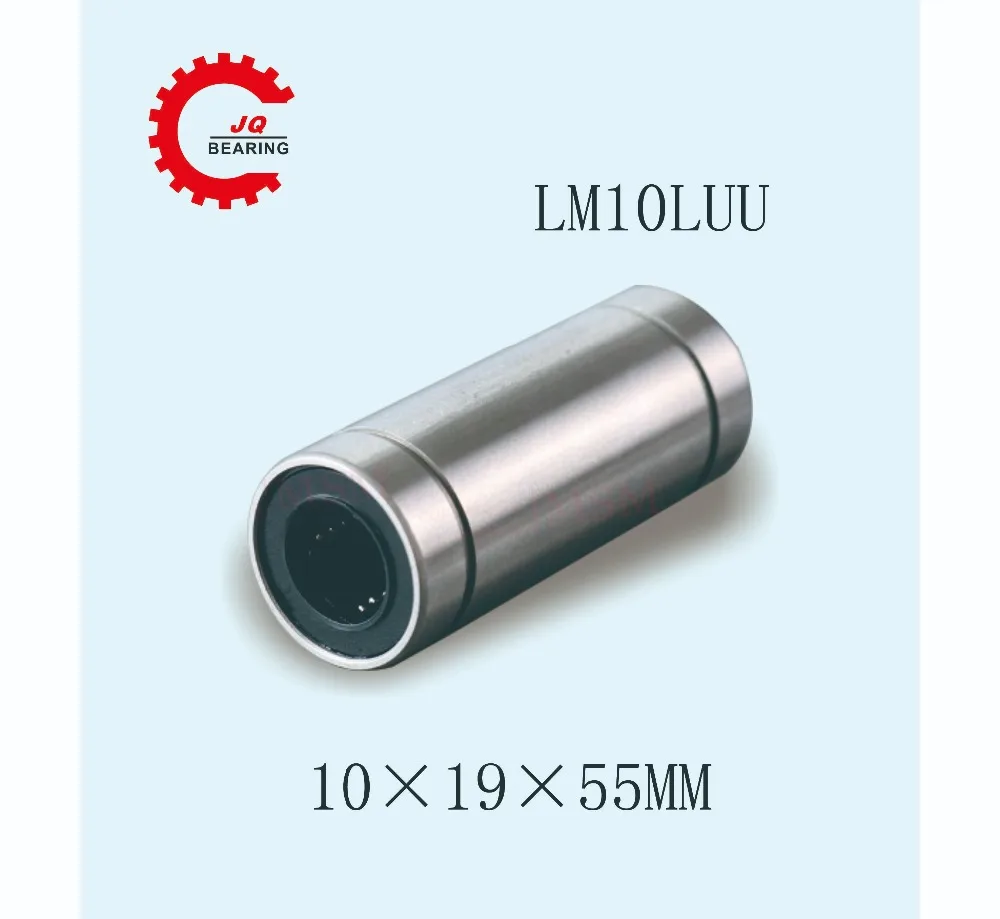 JQ подшипники LM10LUU 10 мм x 19 55 линейный шариковый Подшипник Втулка для круглый