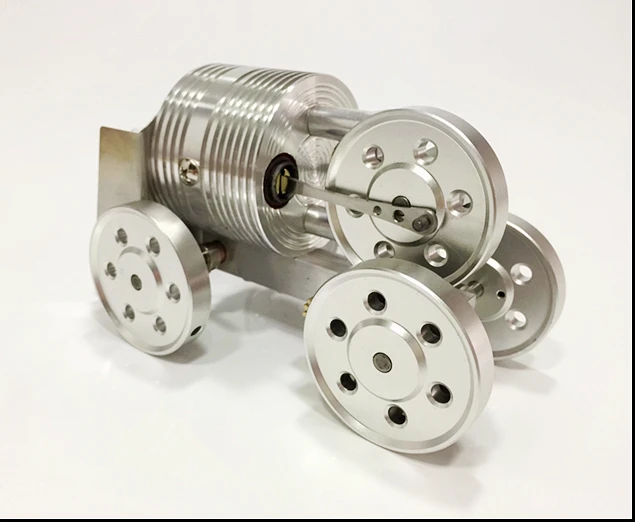 Мини модель двигателя внешнего сгорания микро генератор тележка двигатель