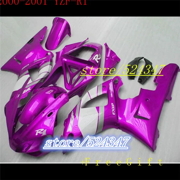 

New custom fairing for YZF1000 plastic fairings YZFR1 2000 2001 YZF R1 00 01 YZF R1 purple bodywork