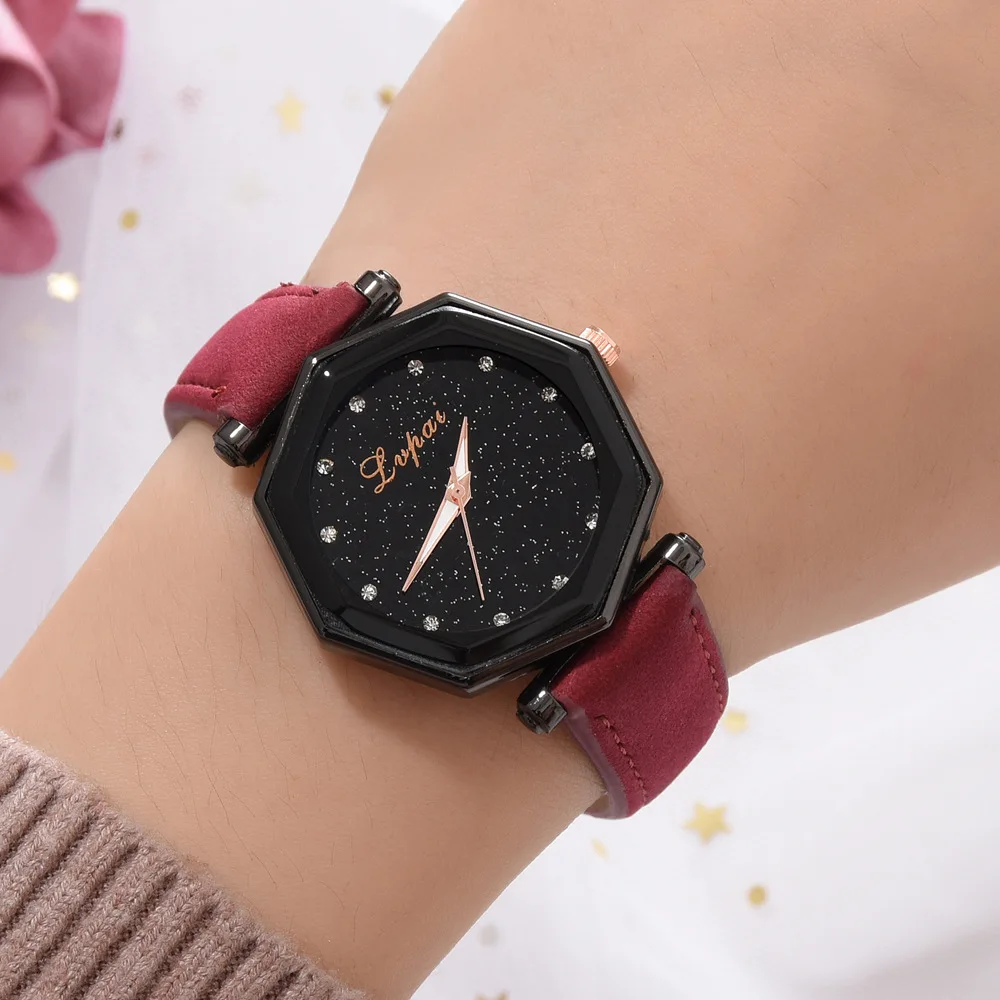 Звездные женские часы модные для шутливого настроения студенческие Часы