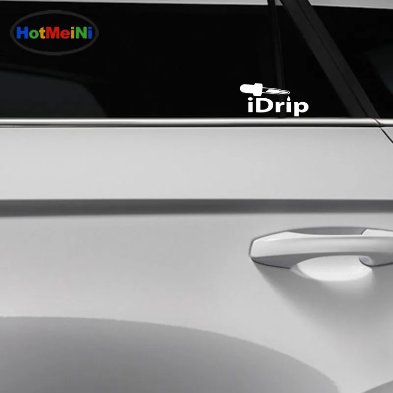 HotMeiNi iIDrip Наклейка Виниловая наклейка для автомобиля забавная Vape капельная Vapor Cloud