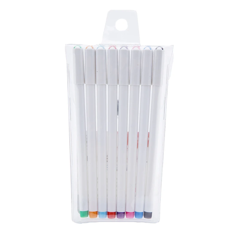 8 colors/Set 0.4mm Script liner Sketch Pen Writing Drawing Painting Art for Supplies Hook Line Student Artist | Канцтовары для