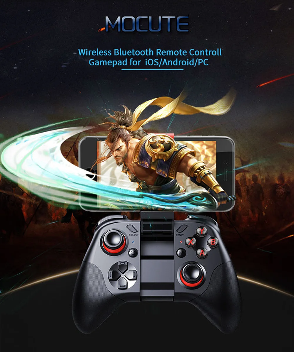 Mocute 054 053 050 Bluetooth геймпад джойстик Android беспроводной контроллер планшет Смарт VR tv игровой коврик для iOS ПК Android