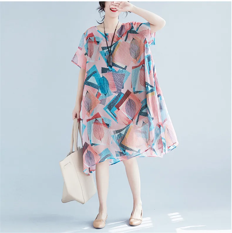 2018 летние платья в британском стиле свободное шифоновое Плиссированное