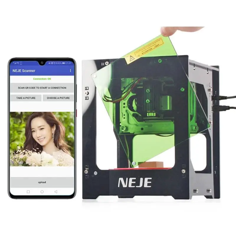 NEJE KZ 3000mw Professional DIY Desktop Mini CNC Laser Engraver Cutter Engraving Wood Cutting Machine Router Dropshipping