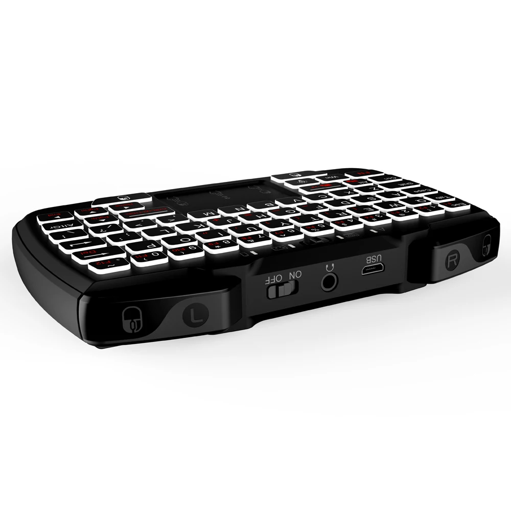 Оригинальный беспроводной игровой контроллер Rii RK707 2 4 ГГц и клавиатура мышь