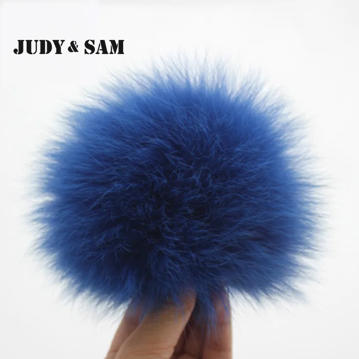 Пушистый помпон из натурального меха лисы 16 цветов меховой шар для брелка