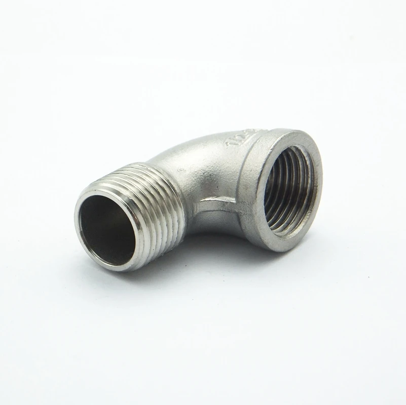 1/2 &quotBSP Женский x 1/2&quot BSP наружная резьба 90 градусов локоть 304 нержавеющая сталь