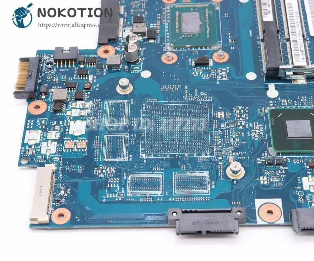 NOKOTION для dell Inspiron 3721 3521 материнская плата ноутбука VAW00 LA-9104P CN-00FTK8 00FTK8 SR0XF I3-3227U CPU HM76
