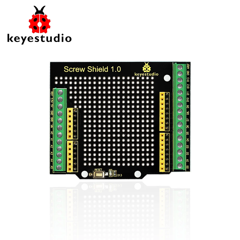 

Keyestudio Proto Screw Shield Assemble Bindingpost Proto Shield for Arduino UNO R3