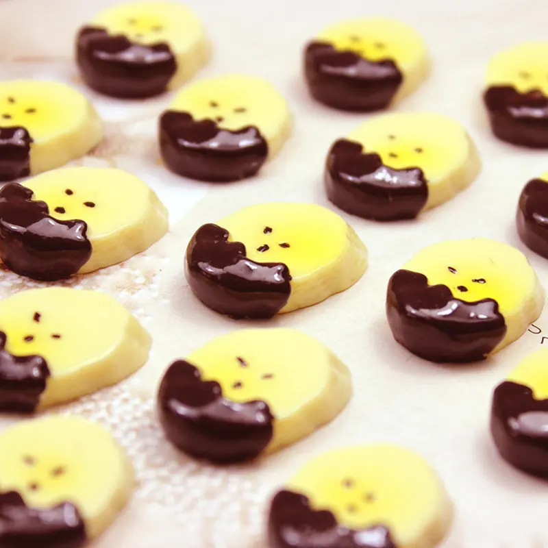 8 шт. банановые слаймы подвески глина для моделирования аксессуары сделай сам