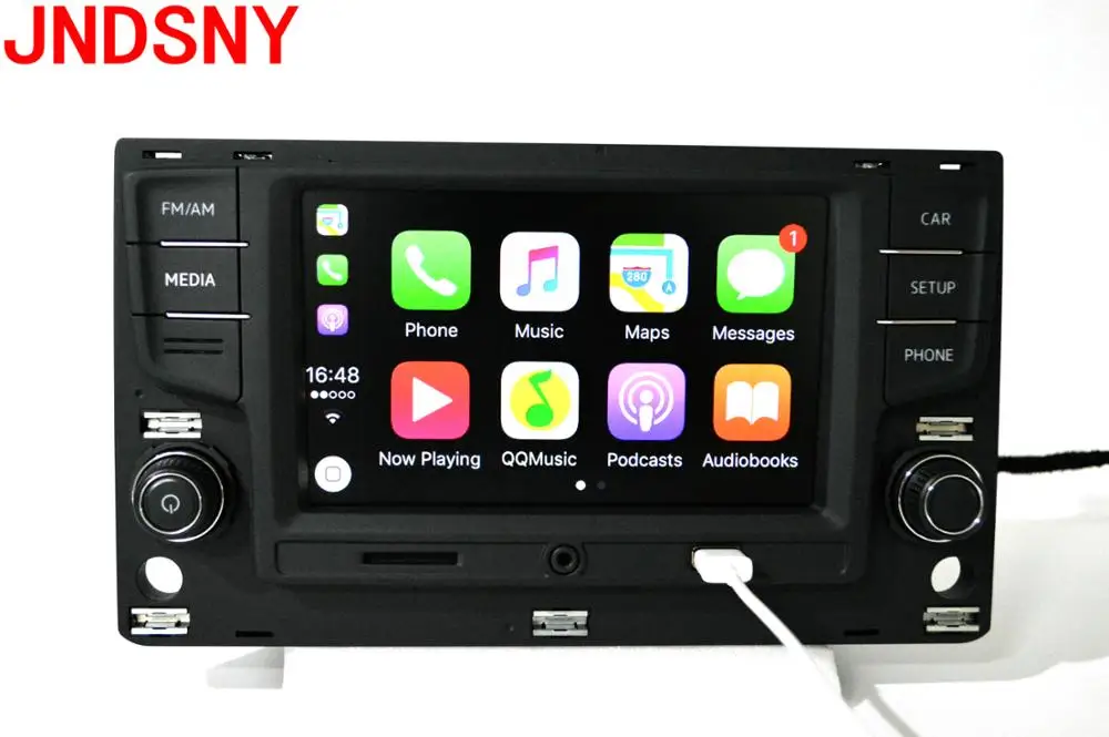 JNDSNY Mib 6,5 MIB система вещания поддерживает Carpaly Bluetooth изображение заднего вида для Volkswagen Golf 7 Mk7 seven Passat B8 MIB