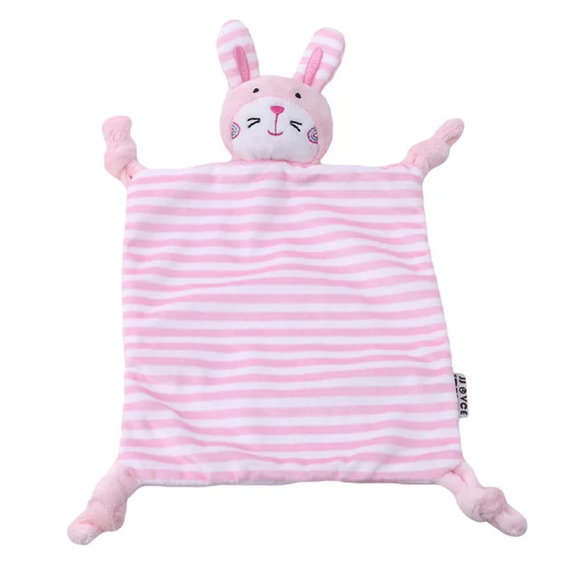 Pink Новое мягкое полотенце, детские игрушки, успокаивающие, успокаивающие спящего животного, одеяльце-полотенце, Обучающие погремушки, моллюски, игрушки для малышей, куклы - Цвет: Pink