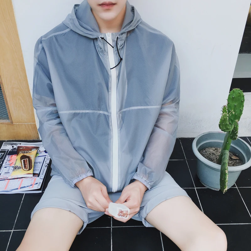 Уличное прозрачное солнцезащитное мужское Спортивное быстросохнущее дышащее