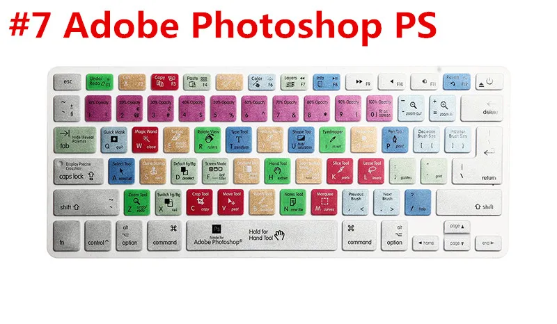 США ЕС универсальная версия Photoshop PS функциональная силиконовая клавиатура