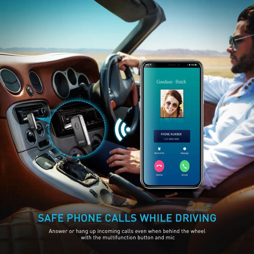 Mpow Bluetooth передатчик Bluetooth 4,1 приемник 2-в-1 Беспроводной 3,5 мм аудио адаптер для наушников Динамик ТВ ПК автомобильными стерео-и акустическими системами