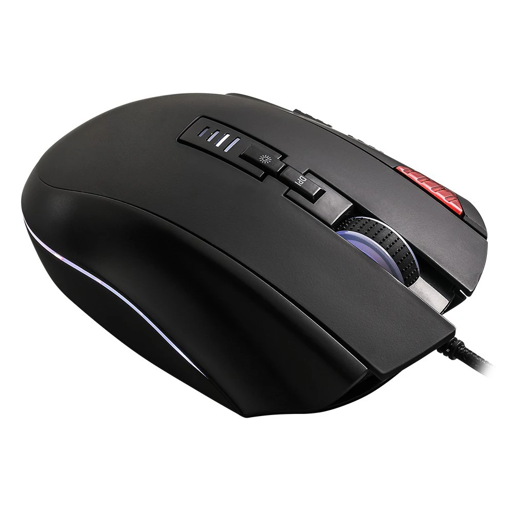 Проводная игровая мышь USB PC ноутбук мышь геймер профессиональный конкурс мышь с боковой кнопкой Dpi Настроить ключ чувствительный сенсор